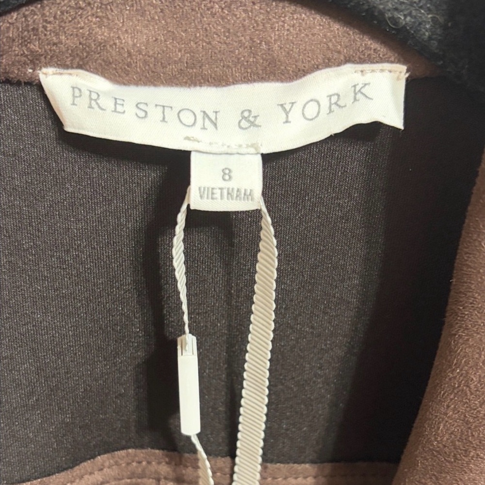 NWT Preston & York Nathalie Suede
Dark Brown Trench Coat Size 8 - Picture 3 of 8